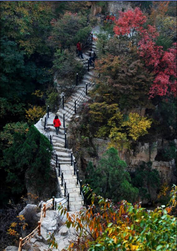 淄博旅游好去处，潭溪山景美如画，水秀美山奇特