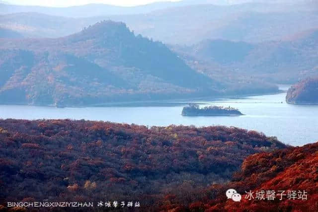 镜泊湖深秋，与梦境接壤的湖光山色