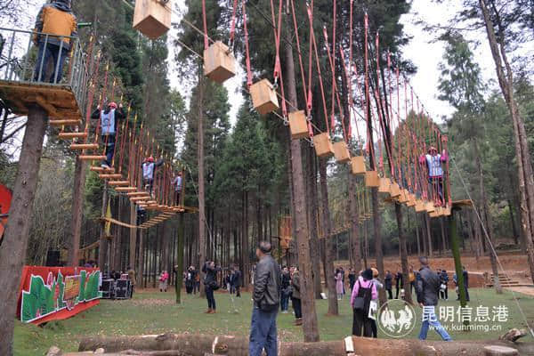 九乡旅游区再添新玩场 丛林穿越项目“刺激”开业