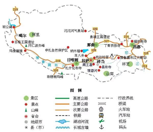 精简版全国旅游地图，简单实用！