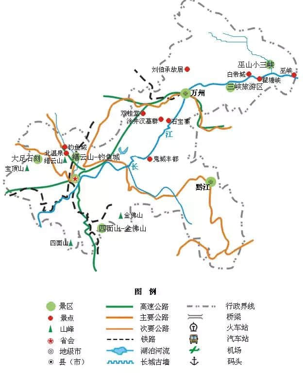 34幅全国各地旅游地图，精简高清版，看看你故乡的地图准确吗？