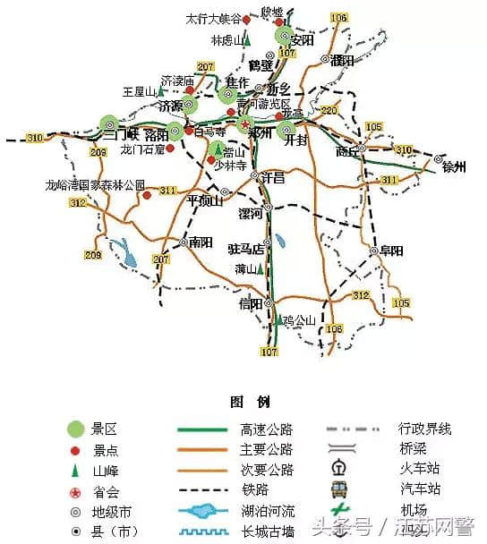 这个国庆假期，你去的是哪个地方？快来看看这份全国精简版的旅游地图吧~