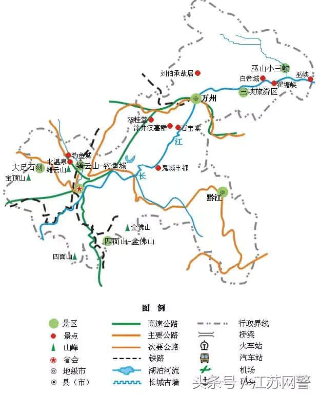 这个国庆假期，你去的是哪个地方？快来看看这份全国精简版的旅游地图吧~