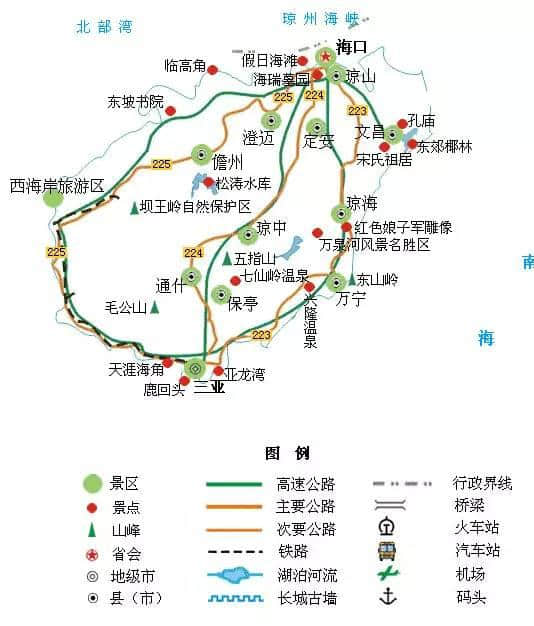 快丨全国旅游地图精简版，收在手机里很方便