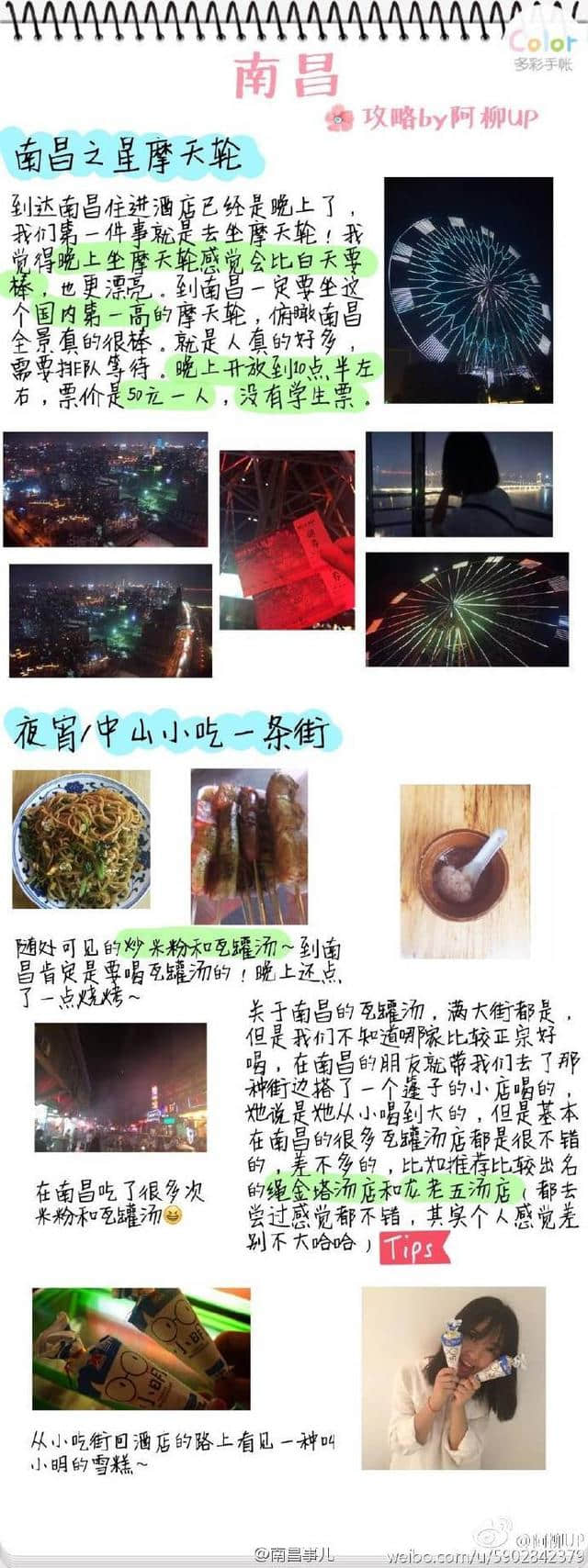 收藏！看看外地网友整理的南昌旅行美食攻略