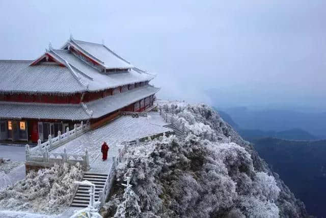 下月起峨眉山执行淡季票价！看雪、玩雪、正当时，错过又要等一年