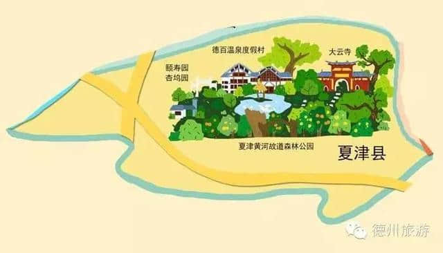 手绘旅游地图 《玩趣德州》带你游遍德州13县市区 ~还不快发给外地朋友~