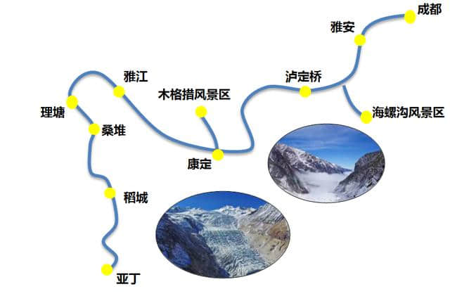 20幅旅游地图，覆盖新疆、西藏、青海、云南、川西，精简实用版