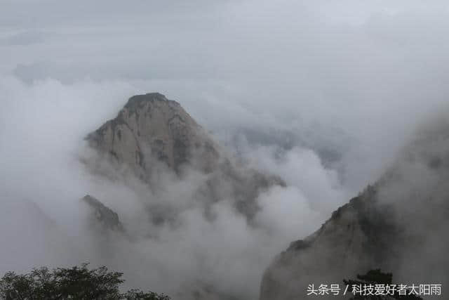 摄影-照片、不同的华山游览路线，不同的天气呈现出不同的景致！