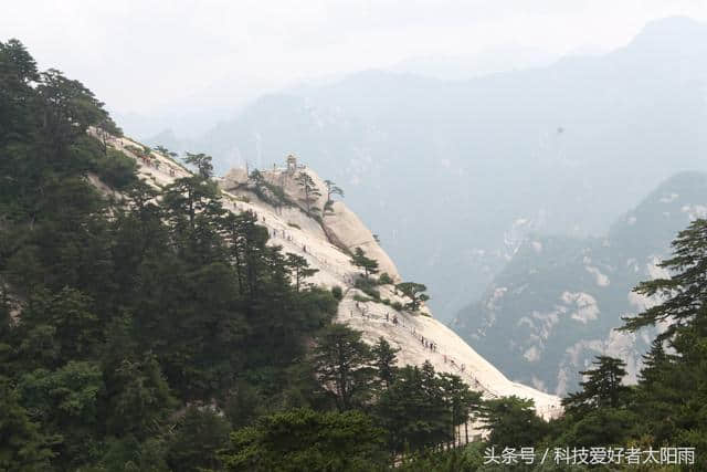 摄影-照片、不同的华山游览路线，不同的天气呈现出不同的景致！