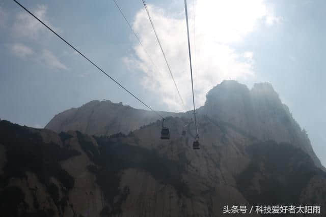 摄影-照片、不同的华山游览路线，不同的天气呈现出不同的景致！