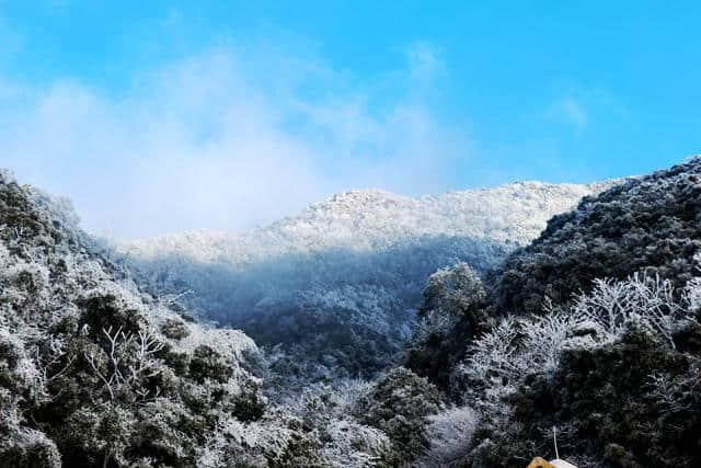 69.9莽山森林温泉 浸泡在温暖的泉水 拥抱峡谷、森林、赏雪嬉水