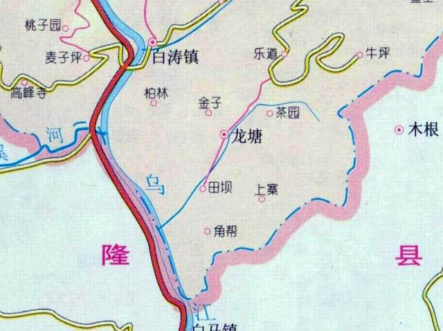 重庆涪陵区东南部一个乡，因旅游资源而改名，拥有大裂谷景区