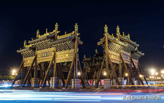 山西乡村旅游：大同绝美夜景，让你仿佛穿越回了古代！