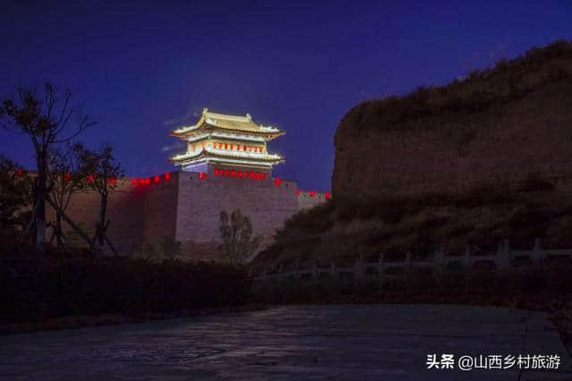 山西乡村旅游：大同绝美夜景，让你仿佛穿越回了古代！