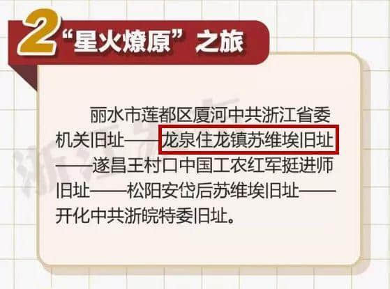 厉害了！龙泉这个景区上榜浙江省红色旅游重要景区景点名录