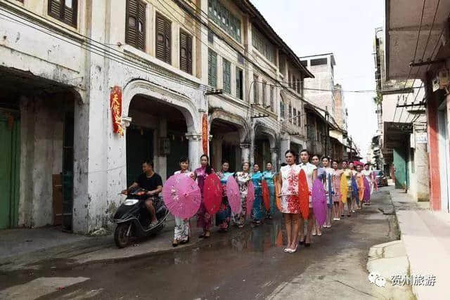 贺州昭平还有这样的醉人美景！跟旗袍小姐姐到梦里水乡、桂江浮桥、骑楼老街走一走