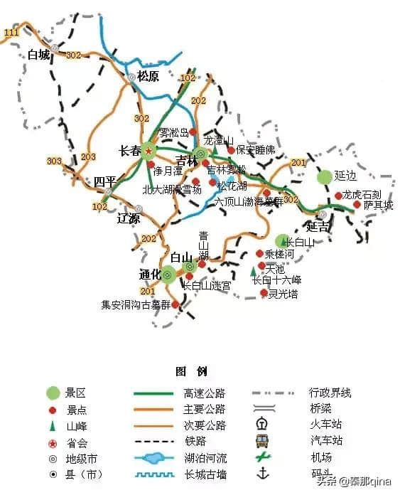 全国旅游地图精简版，收藏先