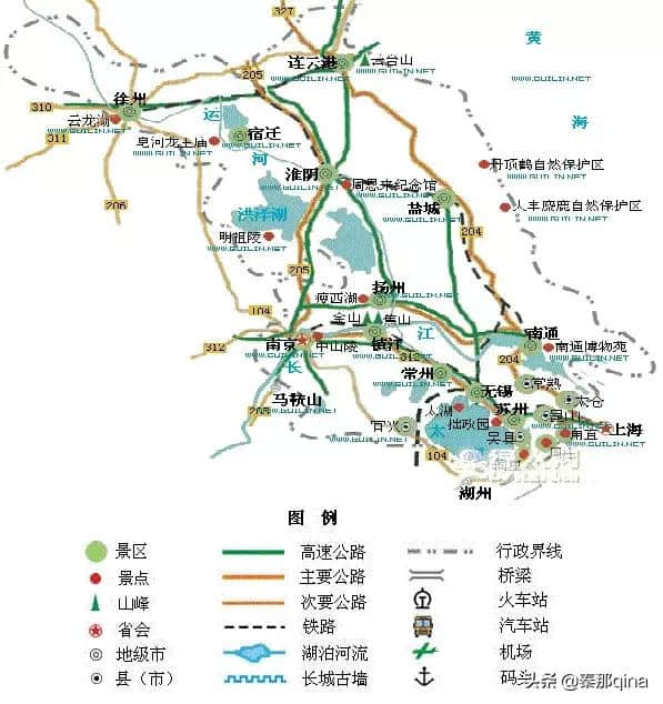 全国旅游地图精简版，收藏先