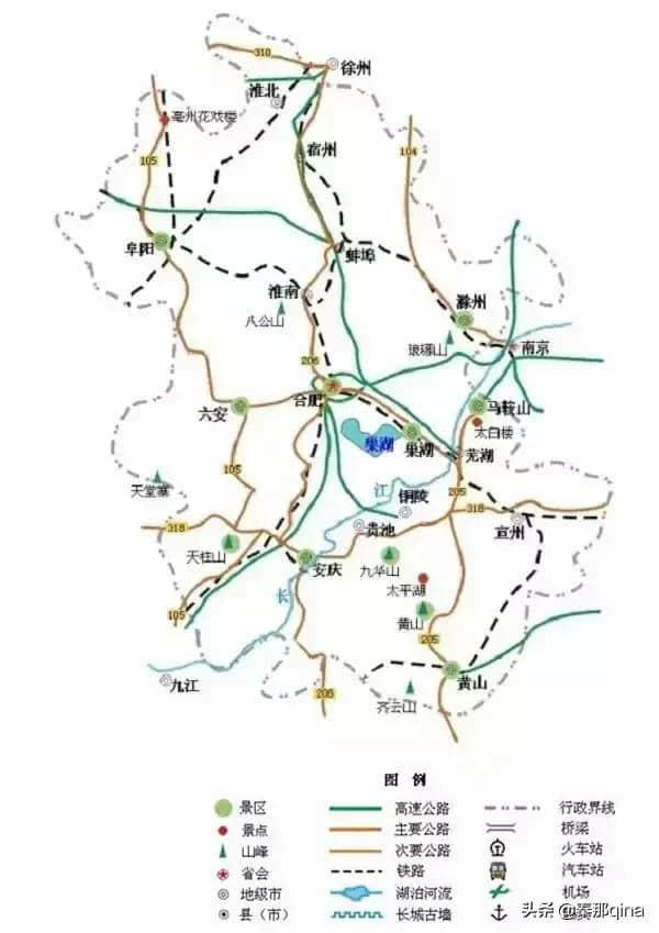 全国旅游地图精简版，收藏先