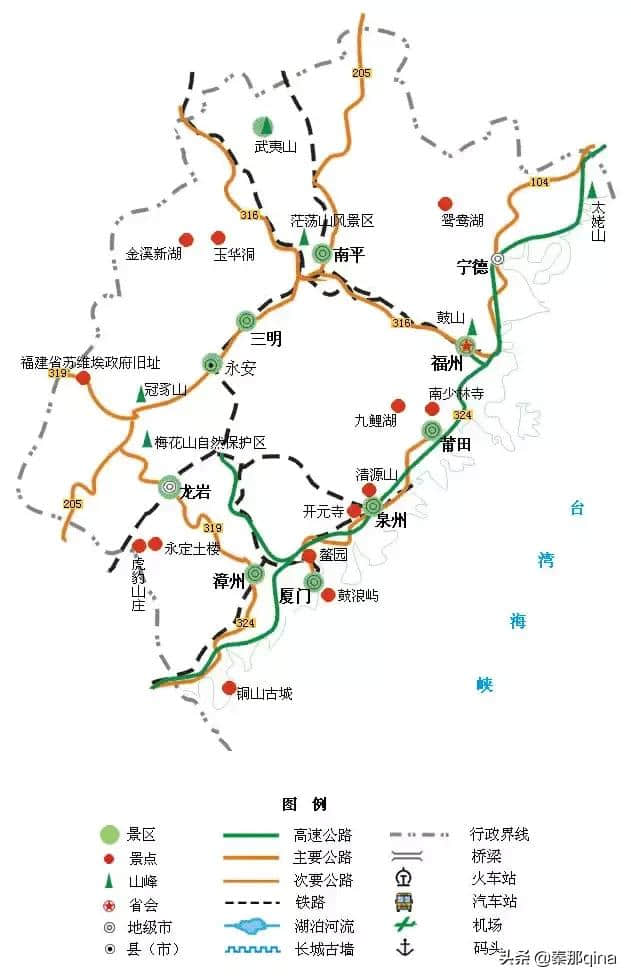 全国旅游地图精简版，收藏先