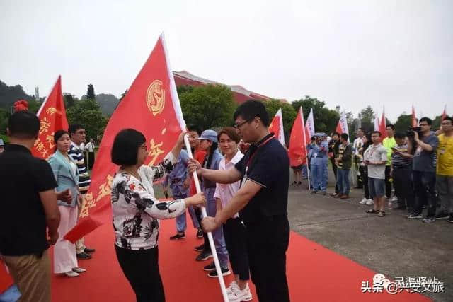 桂北红色旅游联合体研学旅行基地揭牌暨“游动湘江弘扬伟大长征精神”等两大红色主题启动仪式今天举行