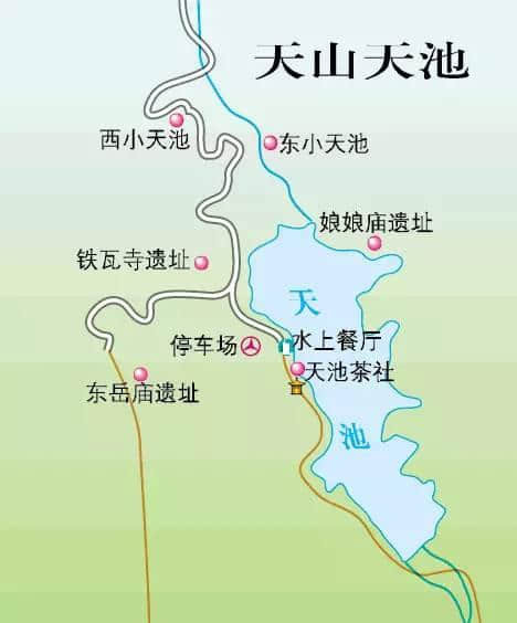 新疆旅游地图简图