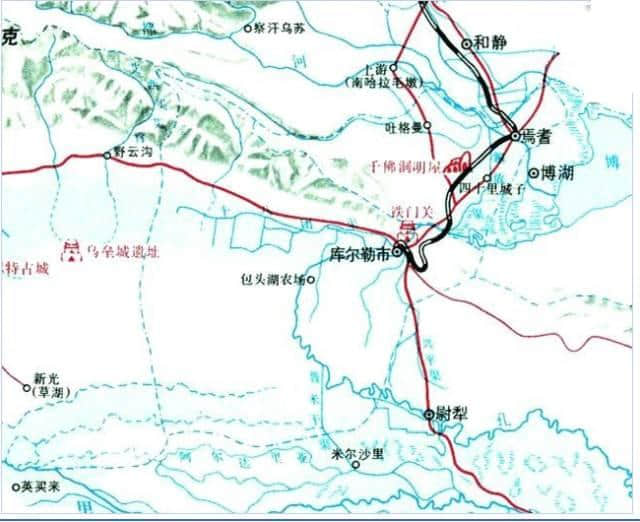 新疆旅游地图简图