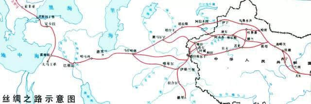 新疆旅游地图简图