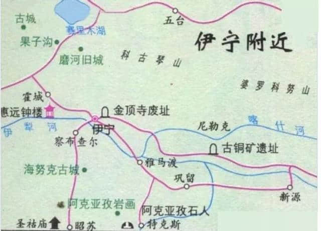 新疆最全旅游地图来了！存在手机里备用，太方便了！