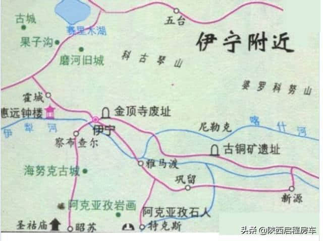 新疆旅游地图大全，看完都想去新疆自驾