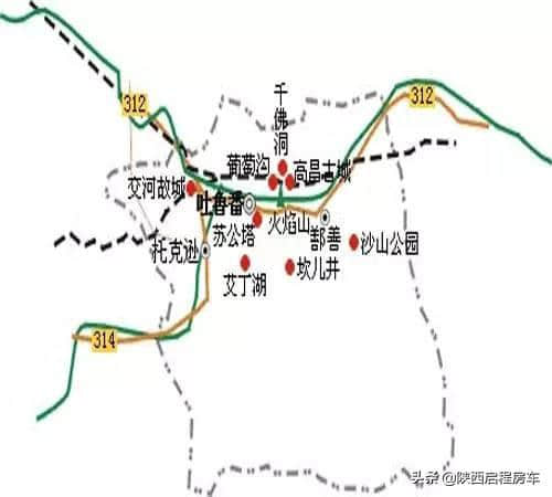 新疆旅游地图大全，看完都想去新疆自驾