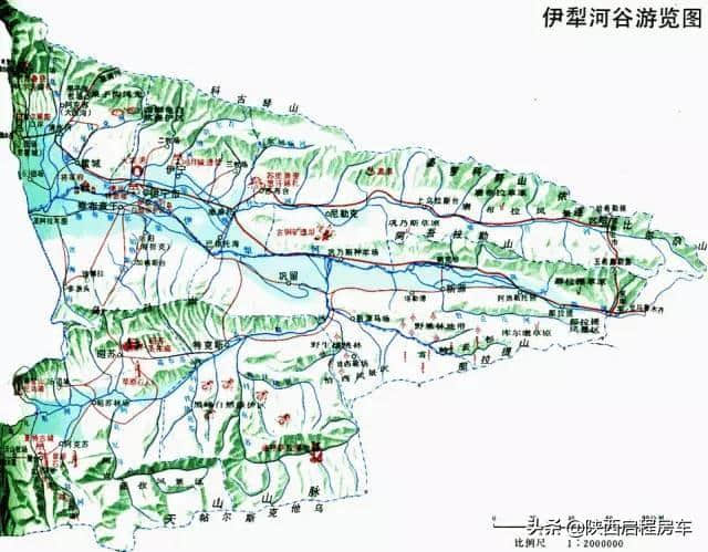 新疆旅游地图大全，看完都想去新疆自驾