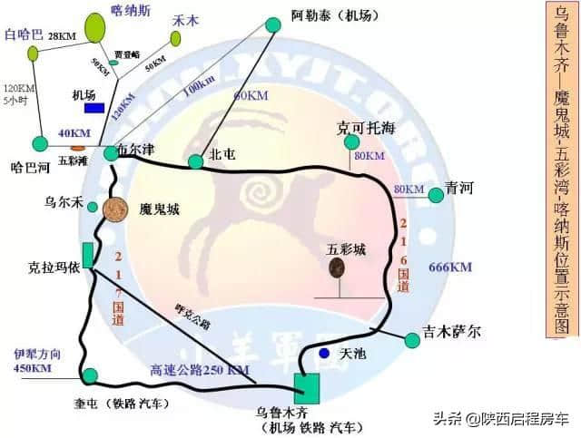 新疆旅游地图大全，看完都想去新疆自驾