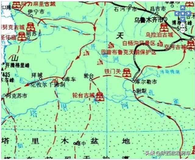 新疆旅游地图大全，看完都想去新疆自驾