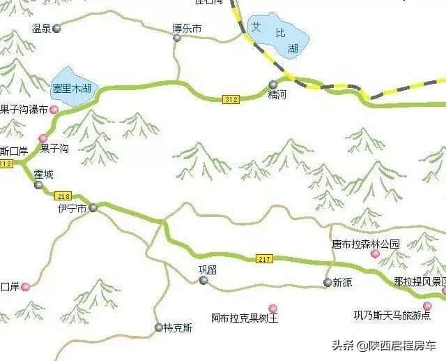 新疆旅游地图大全，看完都想去新疆自驾