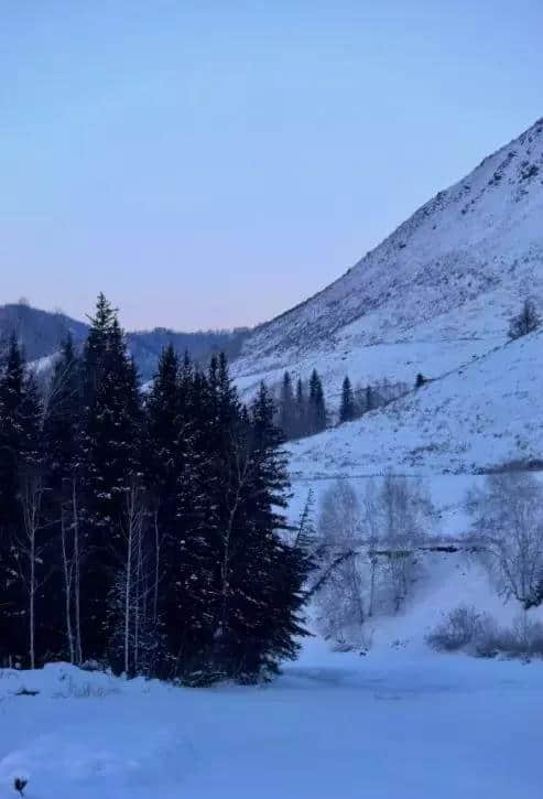 冬季最美的风景，就是去喀纳斯的路