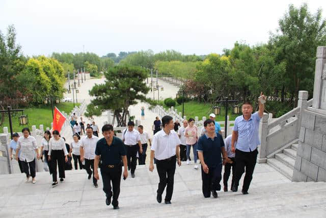 滨州市文化和旅游局进行亲近黄河大调研