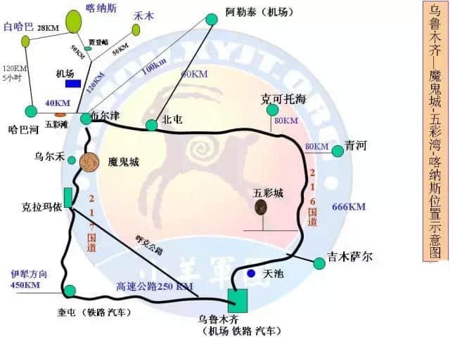 最全的新疆旅游地图，放在手机里备用，太方便了~