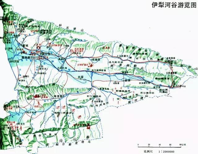 最全的新疆旅游地图，放在手机里备用，太方便了~