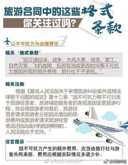 你要外出旅游吗？旅游合同中的这些“格式条款”，你一定要知道！