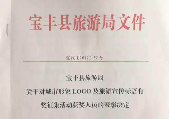 宝丰县城市形象LOGO通过专家评审了