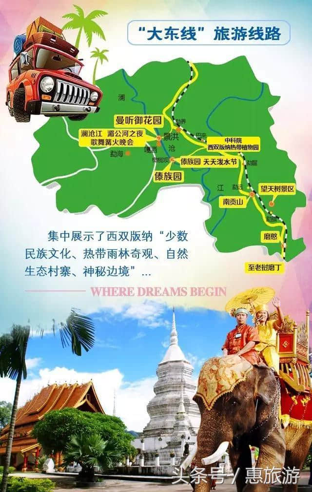 西双版纳东线精品旅游线路响彻津门从此让你爱上西双版纳