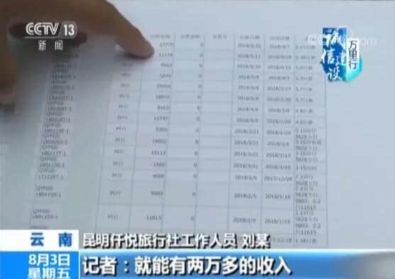 云南破获涉旅游大案 导游带低价团年收入竟高达60余万