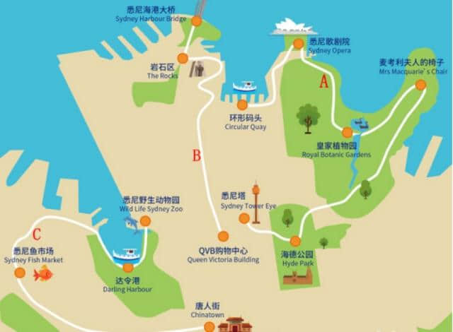 2019澳大利亚悉尼徒步旅行三大路线