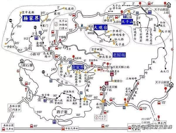 8月去张家界和凤凰古城游玩，推荐5天游的路线