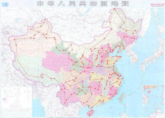 旅游：中国最全自驾线路地图，喜欢旅游的收藏吧！