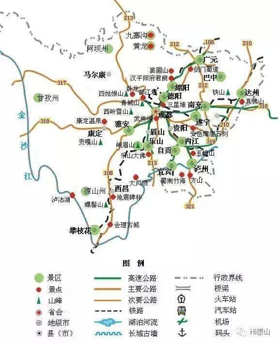 出门旅游再也不愁！最实用的各省旅游地图奉上~