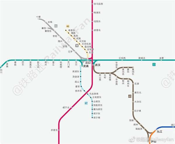 牛人自制最新版全国高铁路线图，一图在手，想走就走