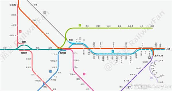 牛人自制最新版全国高铁路线图，一图在手，想走就走